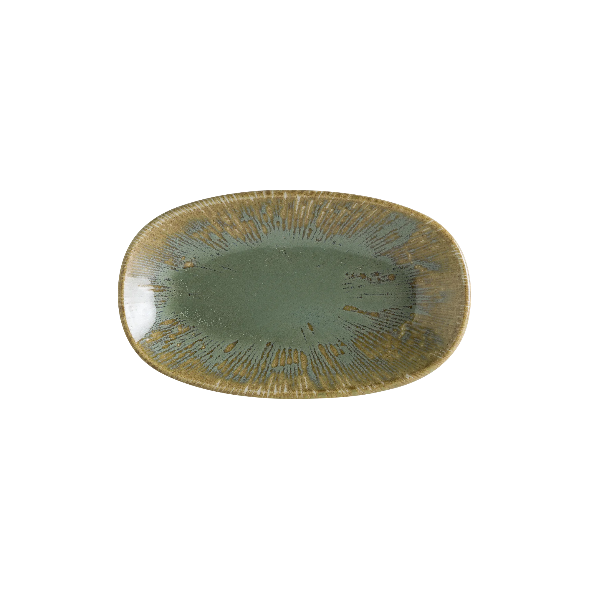 Sage Snell Gourmet Oval Plate 15*8.5 cm 95 cc