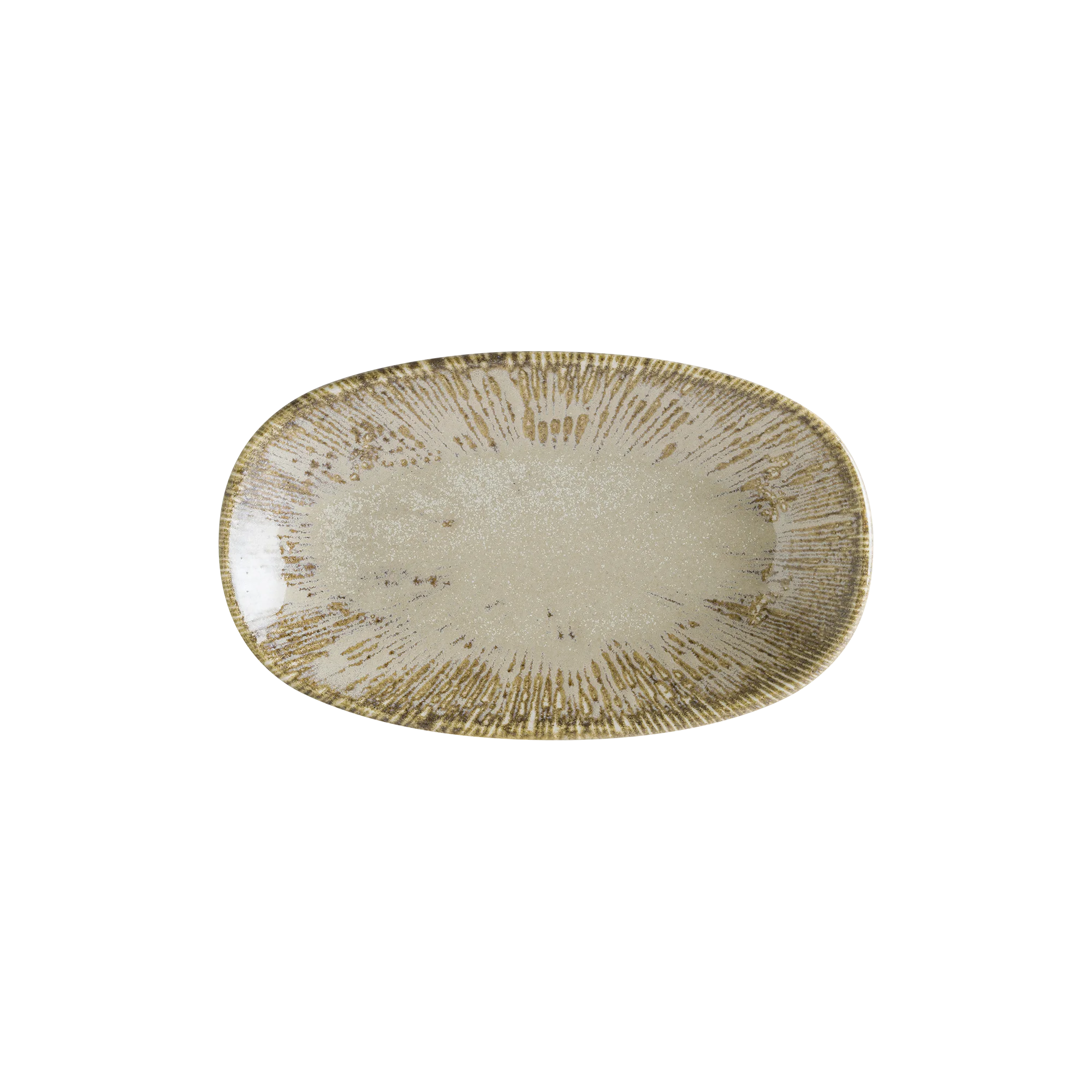Sand Snell Gourmet Oval Plate 15*8.5 cm 95 cc