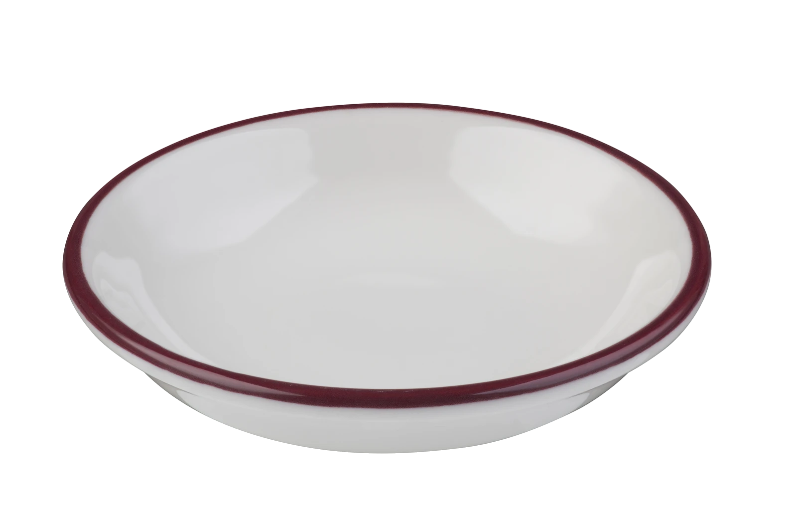ID Fine Modest Maroon Lona Deep Plate 10 cm 60 cc