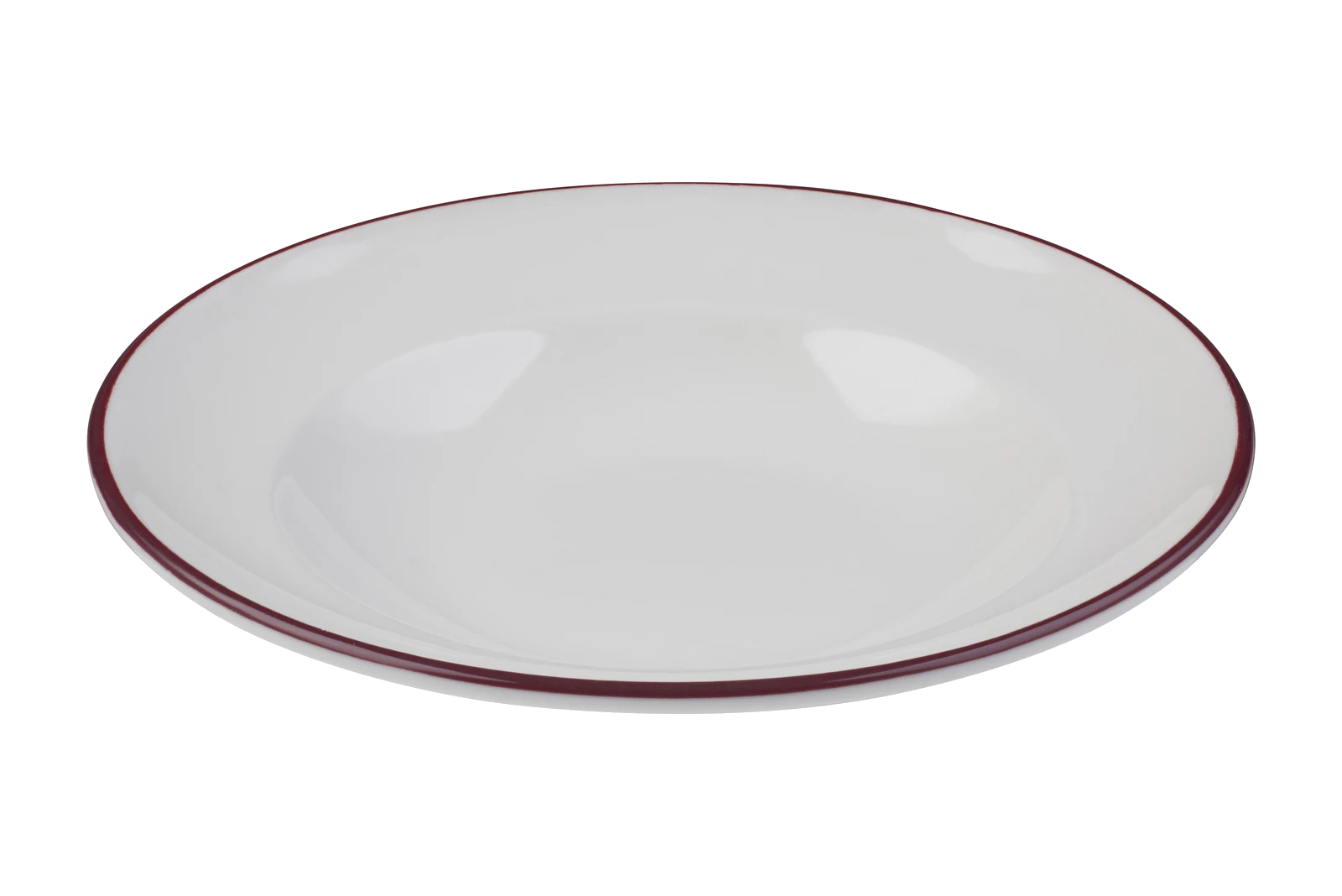 ID Fine Modest Maroon Miro Deep Plate 20 cm 170 cc