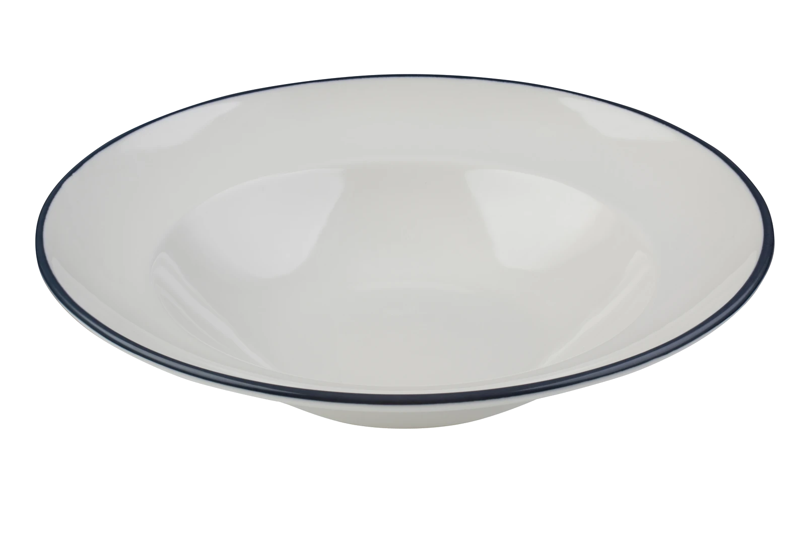 ID Fine Modest Navy Miro Deep Plate 28 cm 560 cc