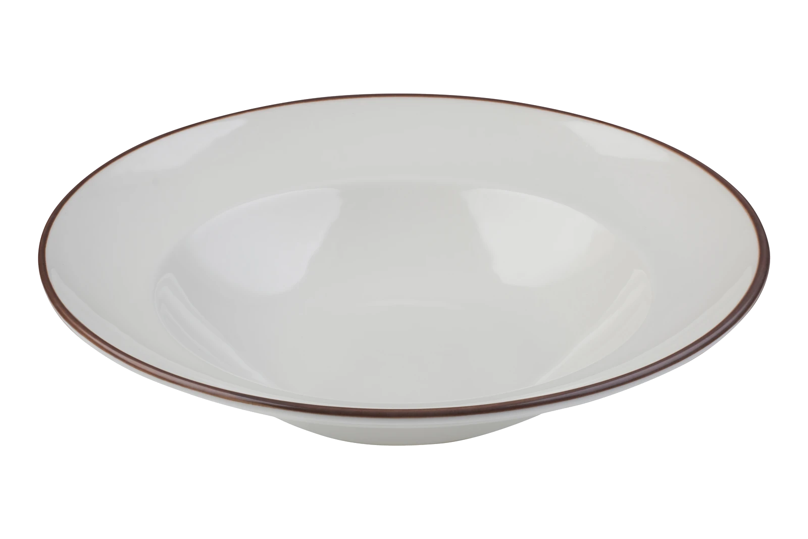ID Fine Modest Brown Miro Deep Plate 25 cm 420 cc