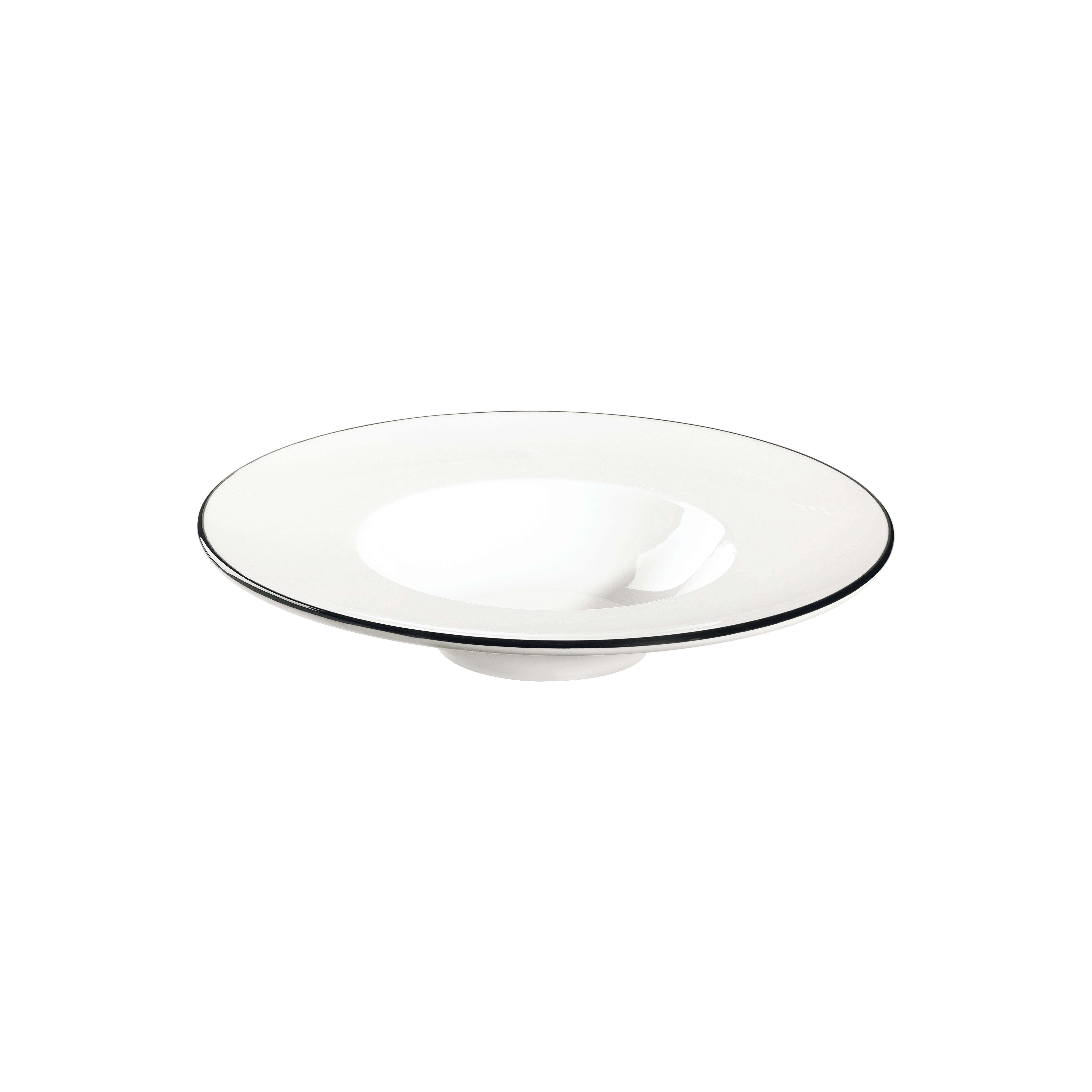 ID Fine Modest Black Miro Deep Plate 29 cm 460 cc