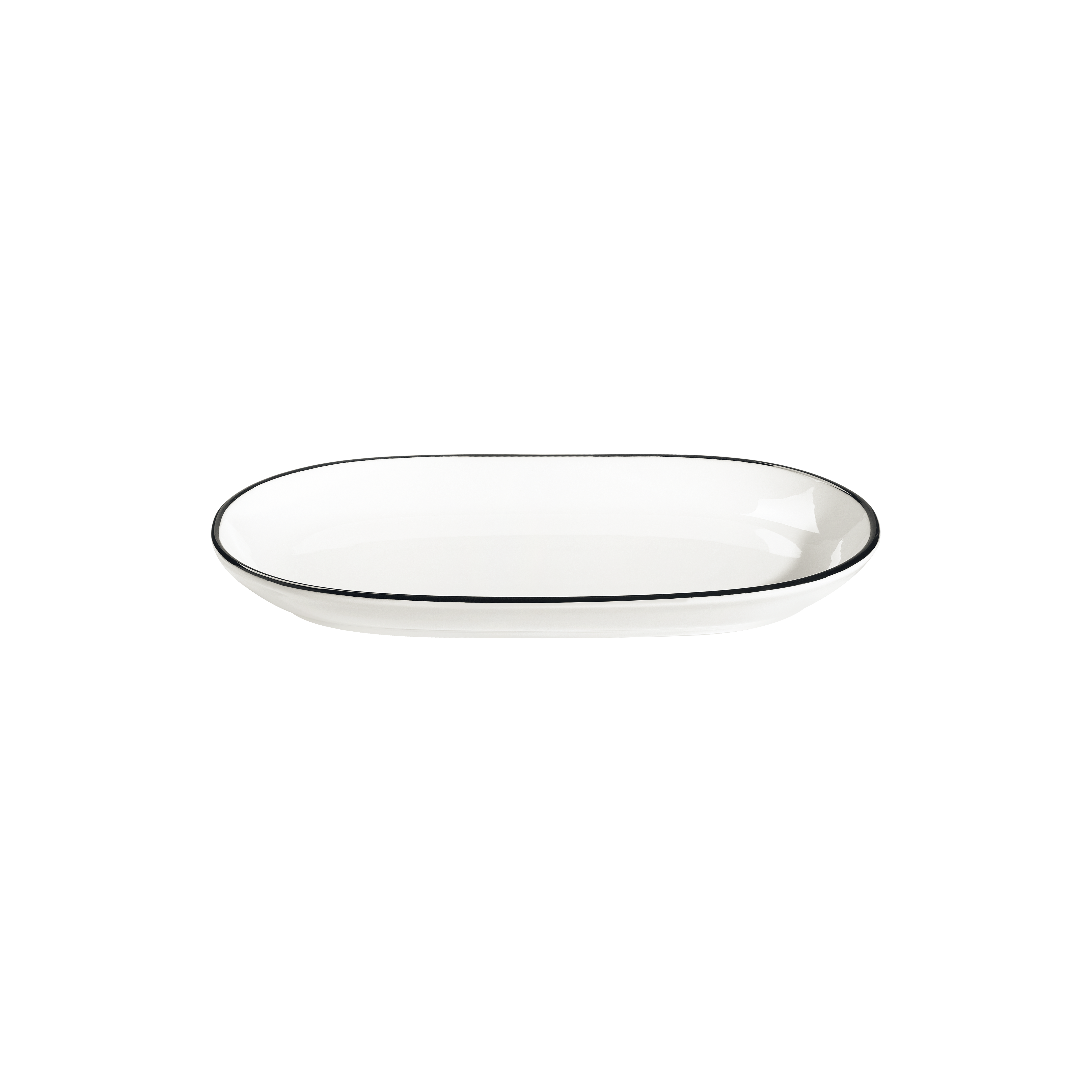 ID Fine Modest Black Magnus Oval Kayık 14 cm