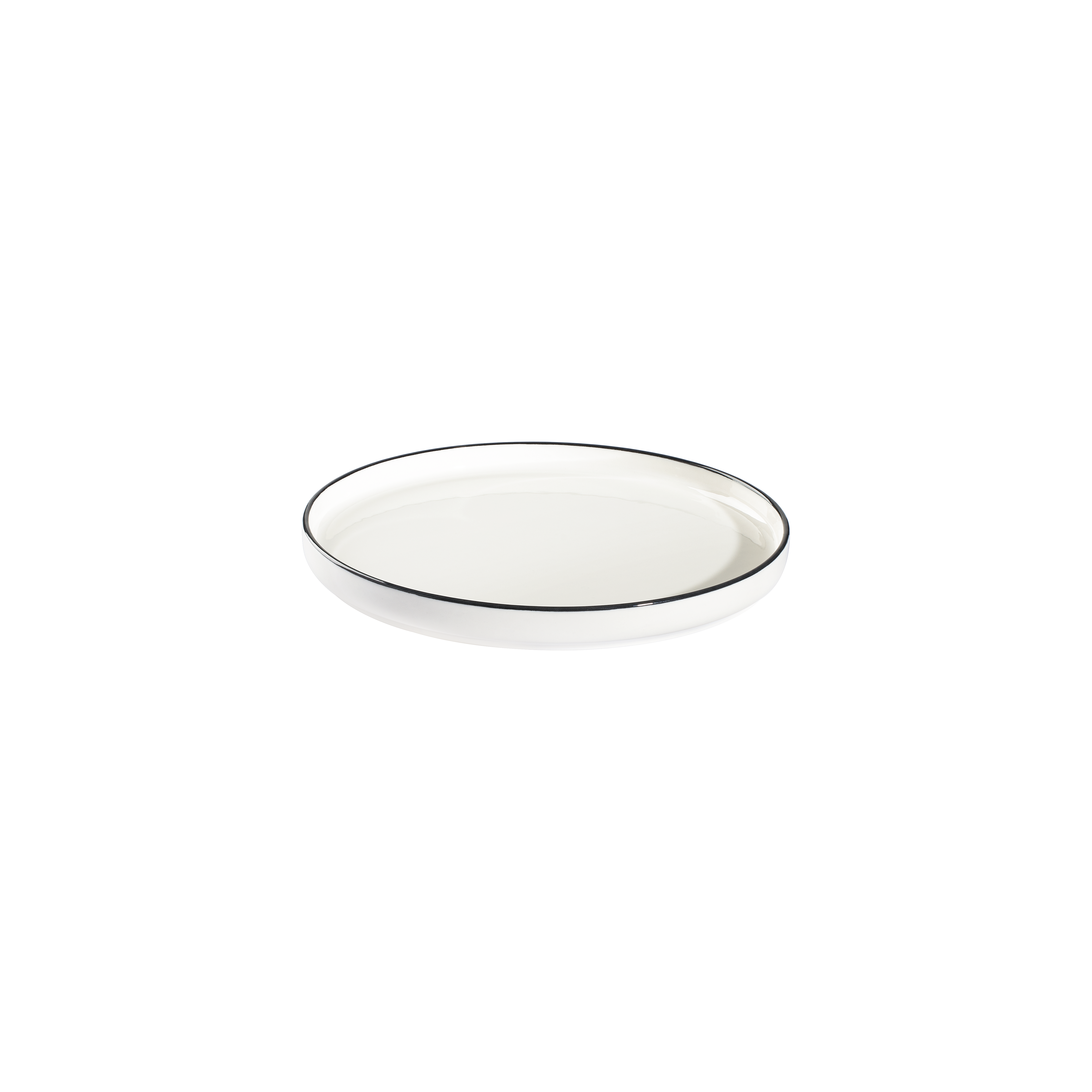 ID Fine Modest Black Stolt Flat Plate 28 cm