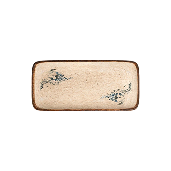 ID Fine Voyage Navy Quadro Rectangular Plate 35 cm (34 * 16)