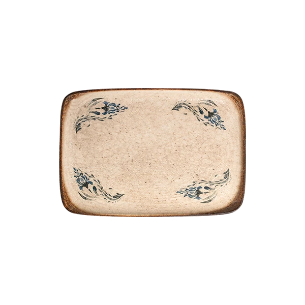 ID Fine Voyage Navy Quadro Rectangular Plate 37 cm (33 * 23)
