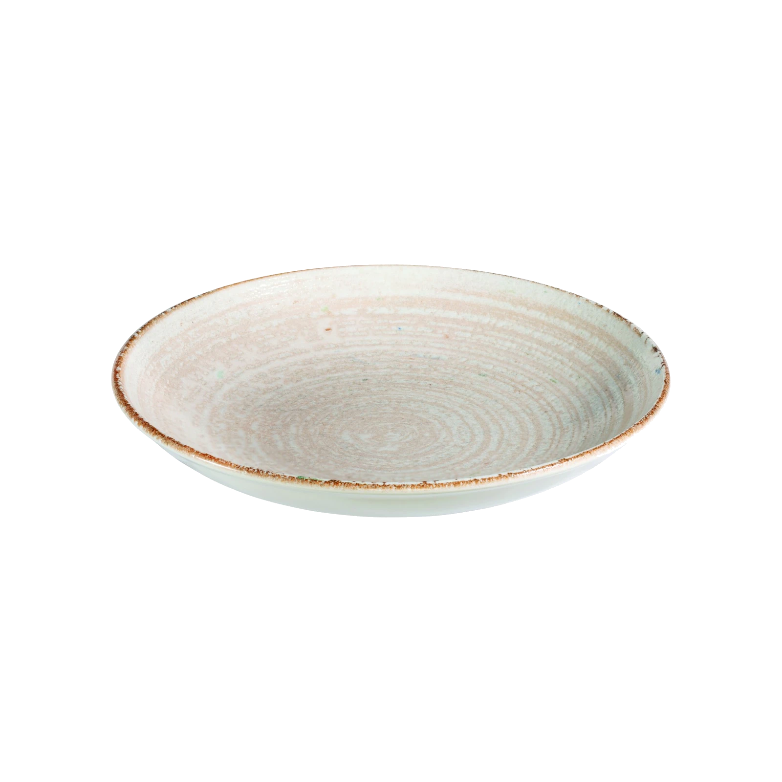ID Fine Mocha Valle Deep Plate 25 cm 1140 cc