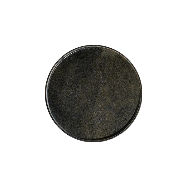 ID Fine Visto Black Stolt Flat Plate 28 cm
