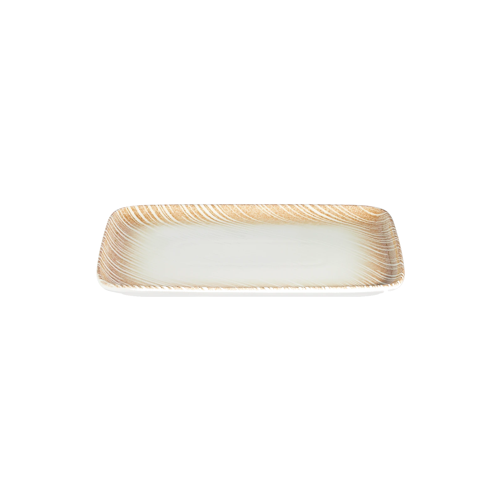 ID Fine Thin Brown Quadro Rectangular Plate 37 cm (33 * 23)