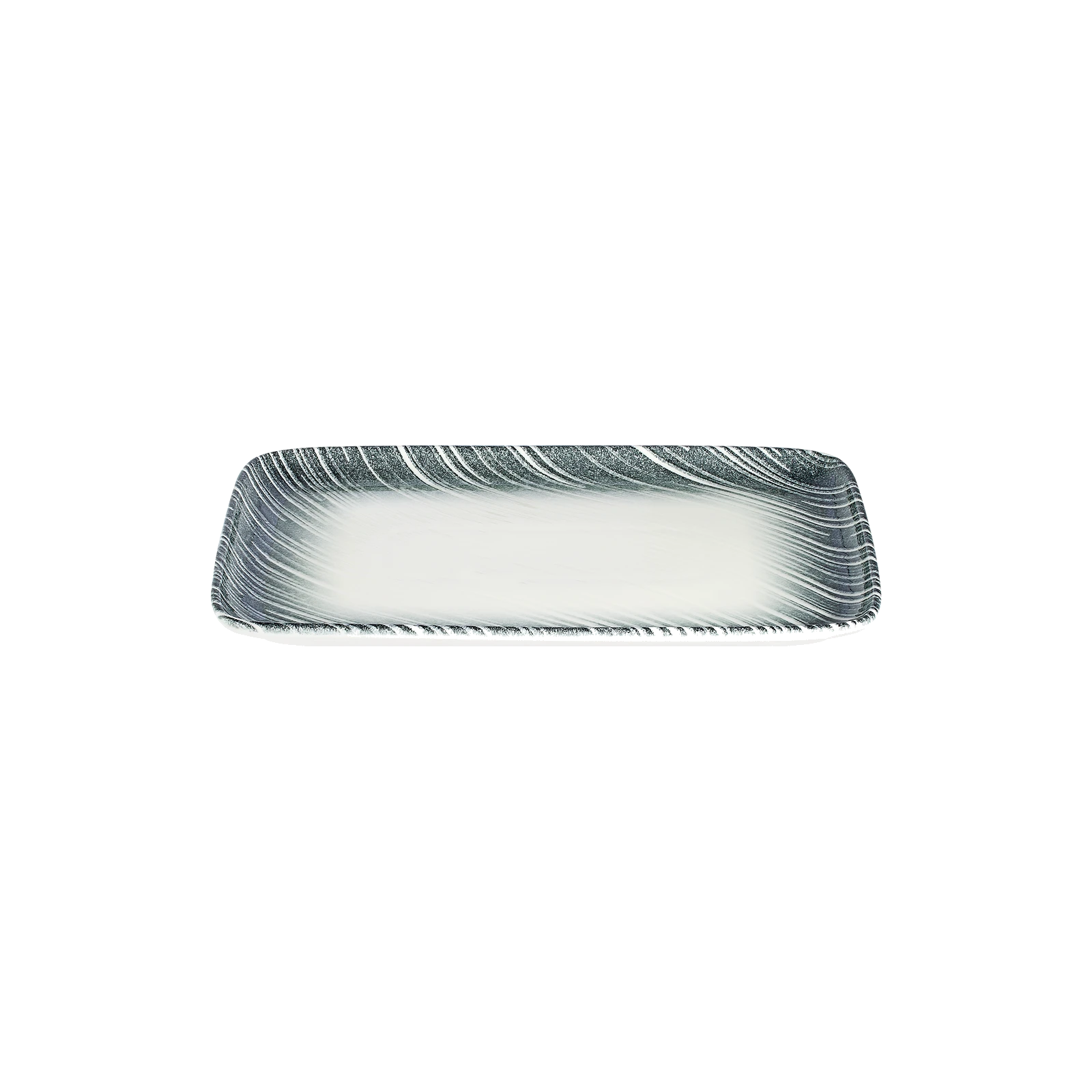 ID Fine Thin Grey Quadro Rectangular Plate 37 cm (33 * 23)
