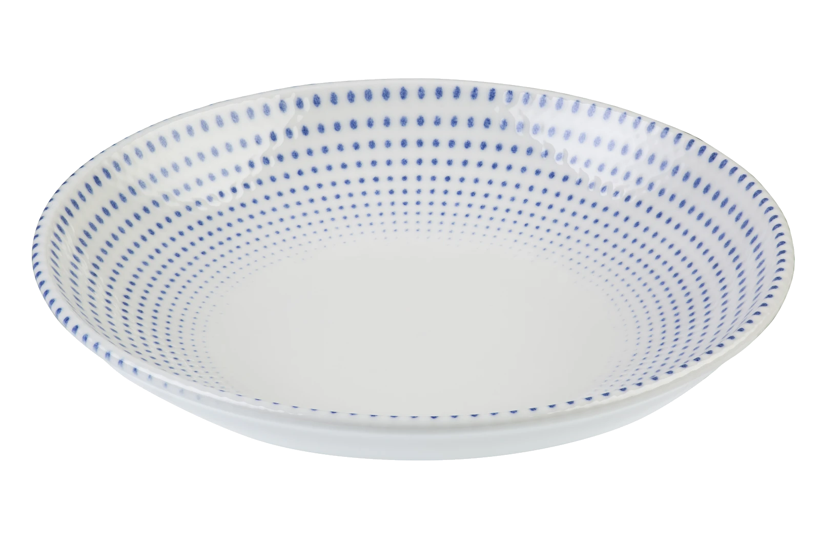 ID Fine Harmony Blue Valle Deep Plate 25 cm 1140 cc