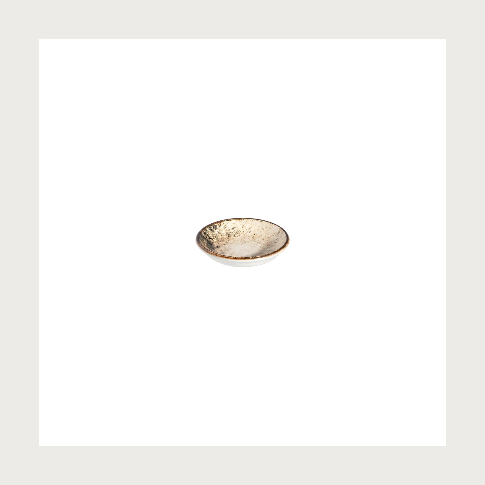 ID Fine Scoria Lona Deep Plate 10 cm 60 cc