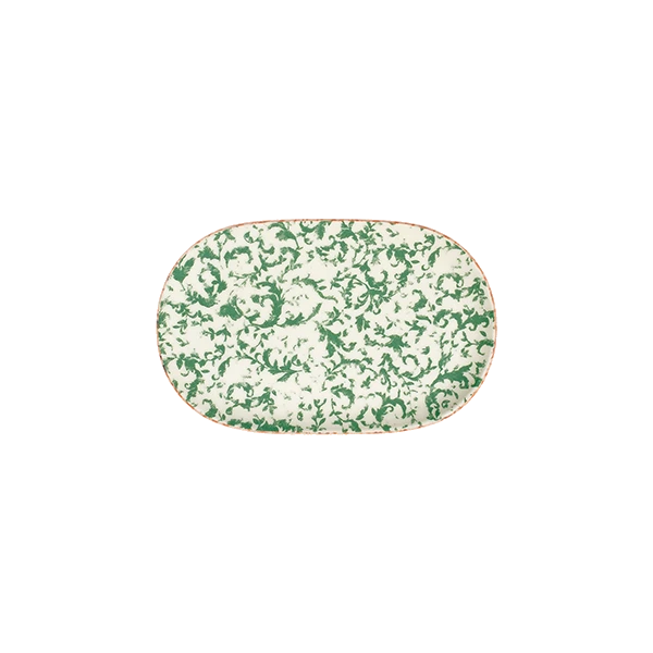 ID Fine Venecia Green Magnus Oval Kayık 28 cm