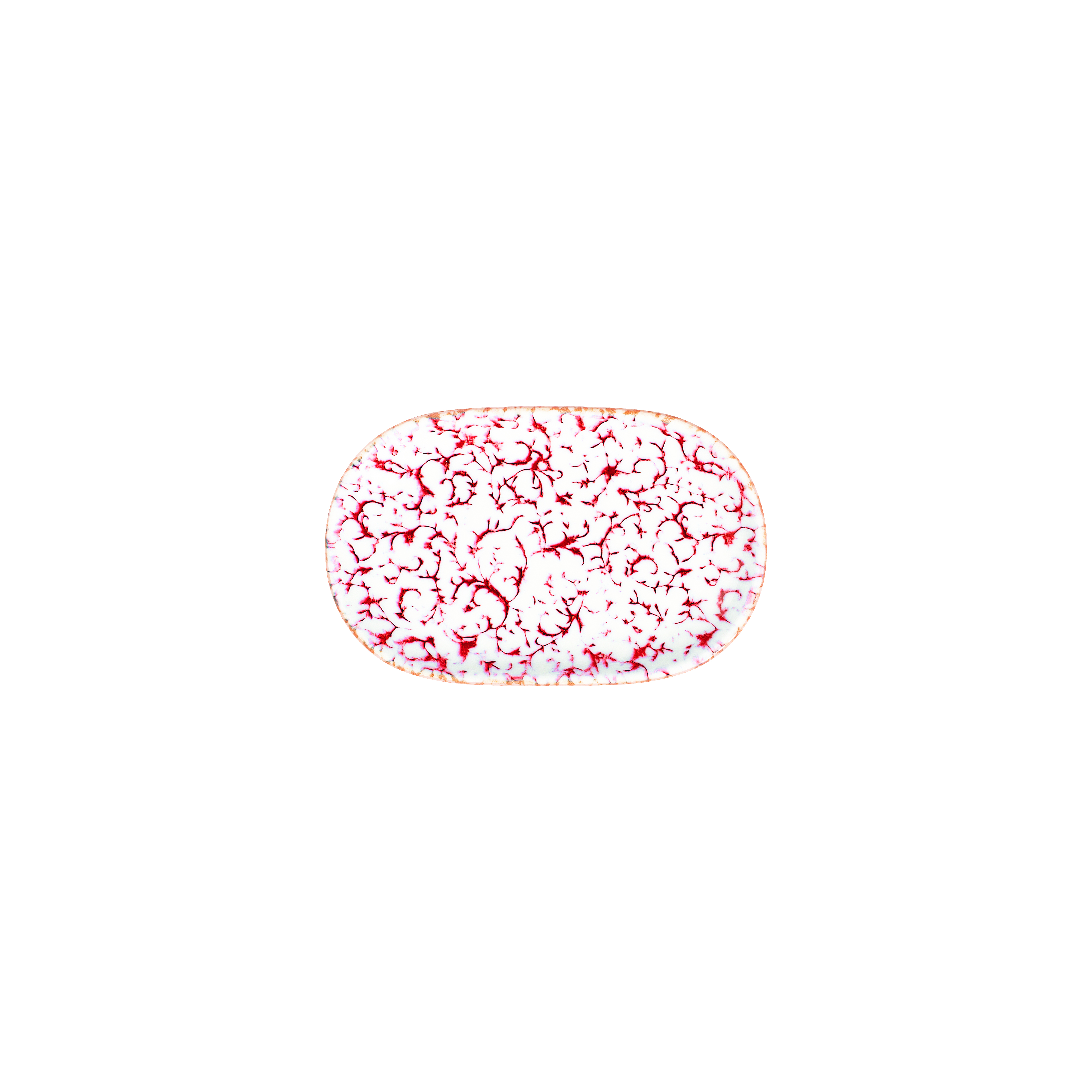 ID Fine Venecia Maroon Magnus Oval Kayık 14 cm