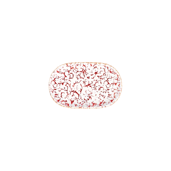 ID Fine Venecia Maroon Magnus Oval Kayık 23 cm