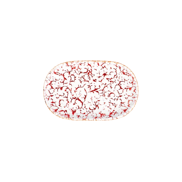 ID Fine Venecia Maroon Magnus Oval Kayık 28 cm