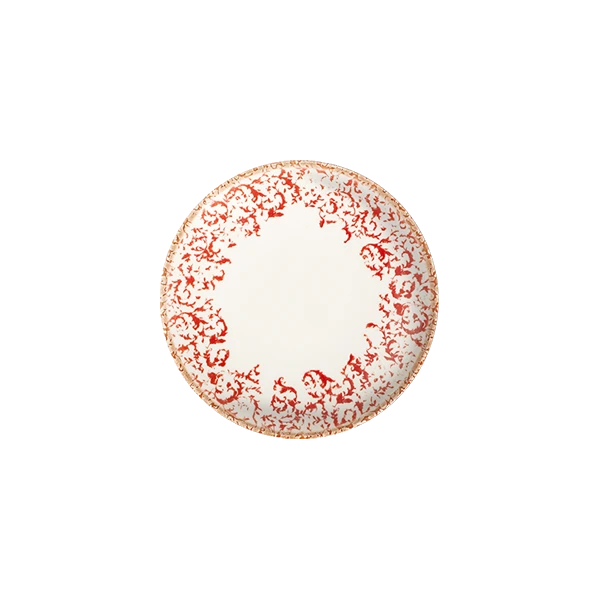 ID Fine Venecia Maroon W Valle Deep Plate 25 cm 1140 cc