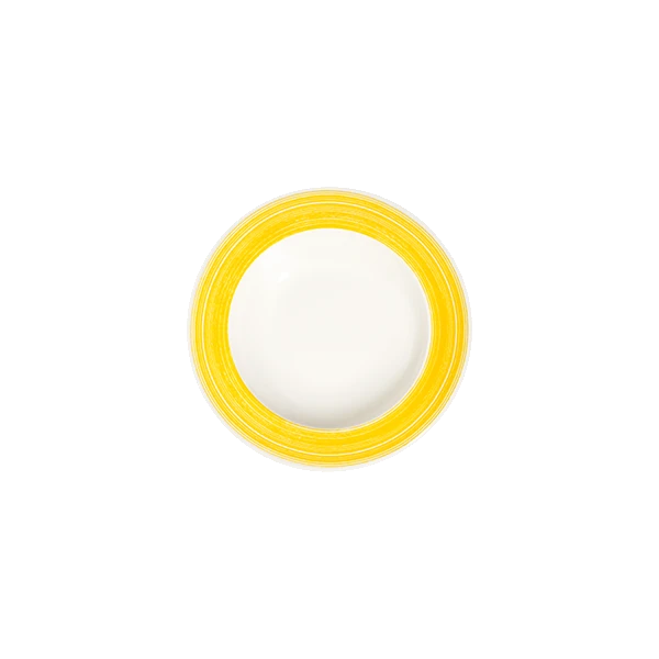 ID Fine Fresh Yellow Frame Deep Plate 23 cm 350 cc