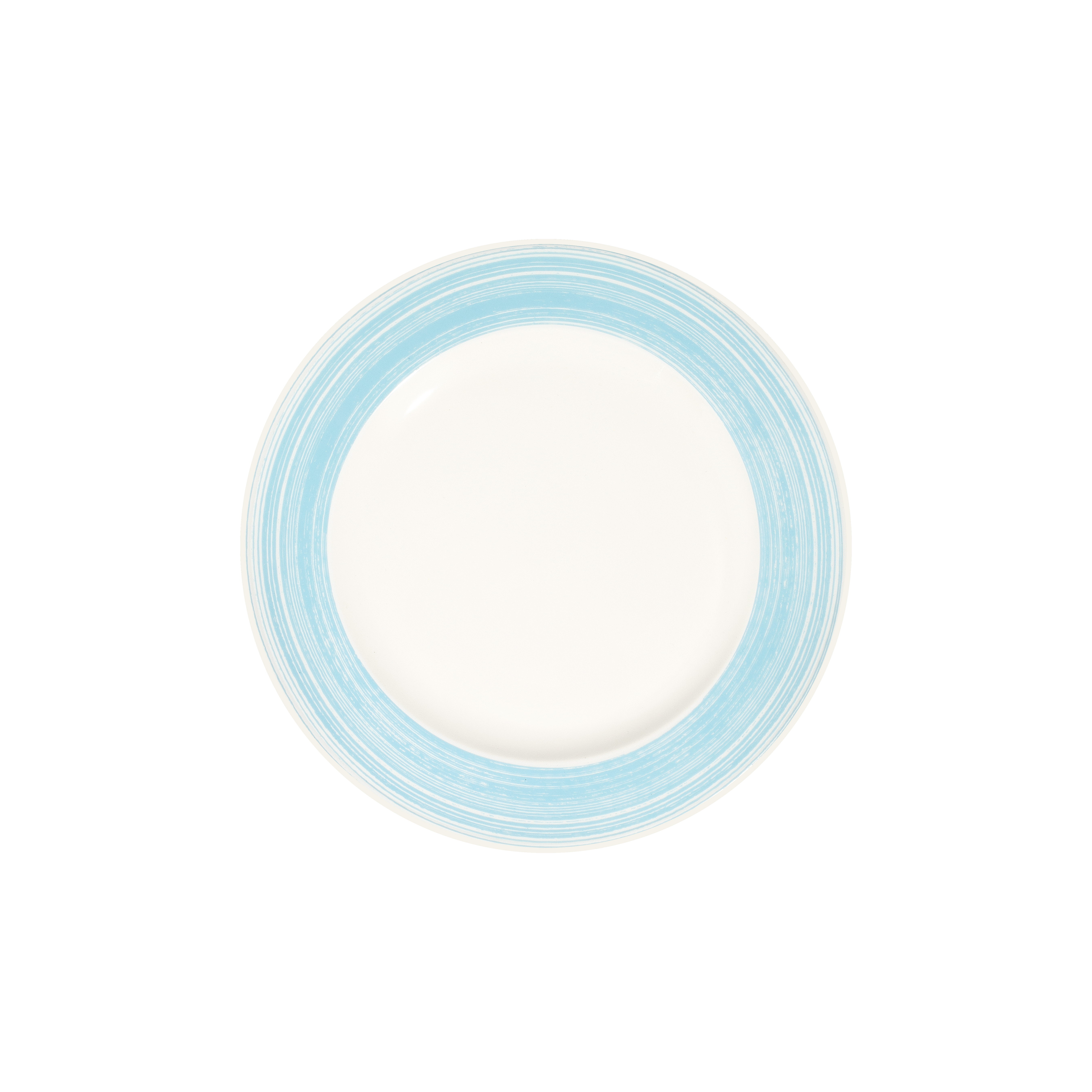 ID Fine Fresh Blue Frame Flat Plate 19 cm