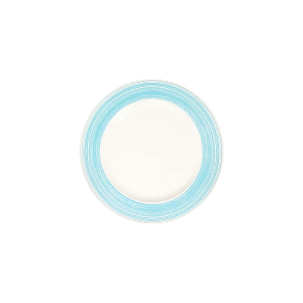ID Fine Fresh Blue Frame Flat Plate 25 cm