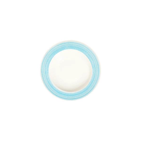 ID Fine Fresh Blue Frame Deep Plate 23 cm 350 cc