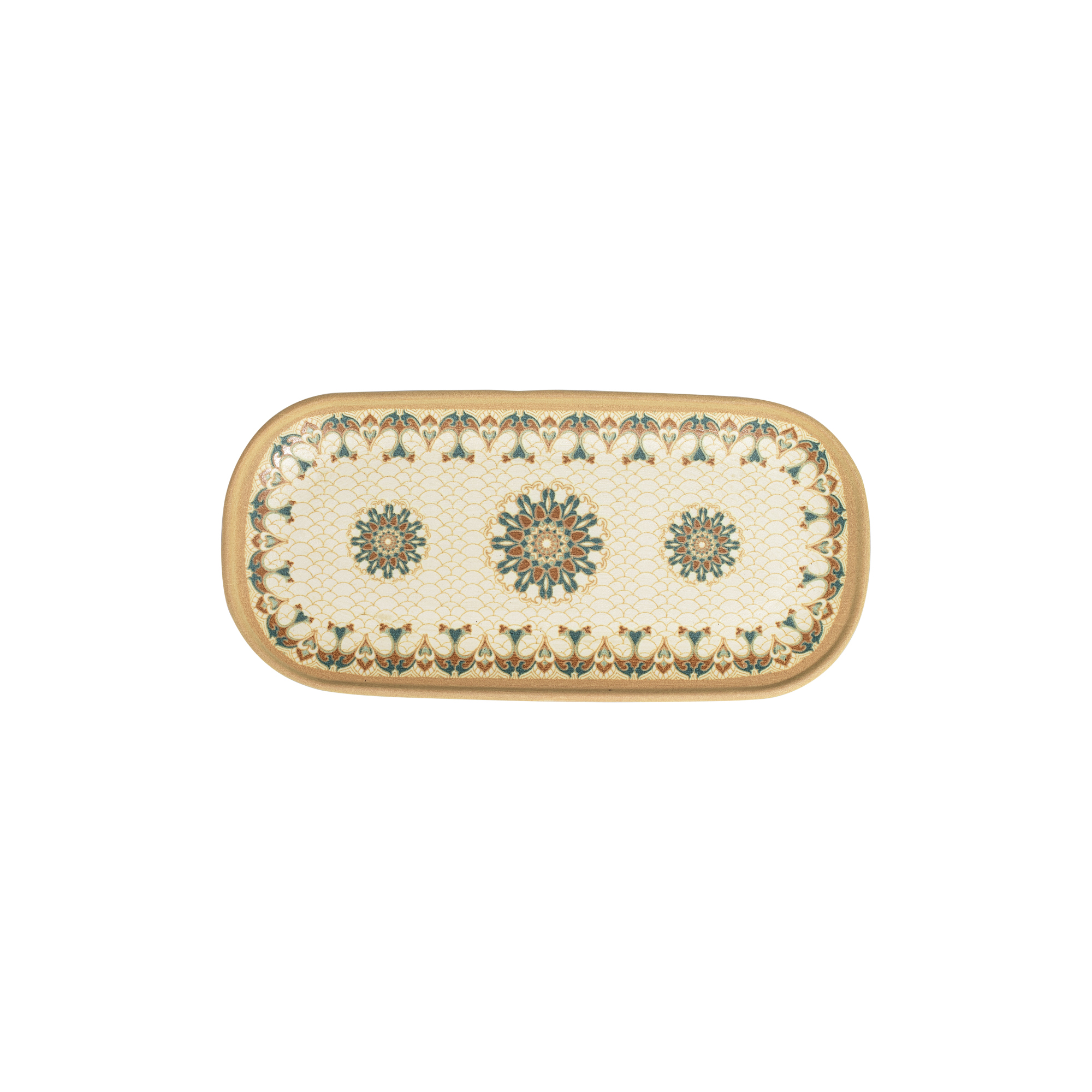 ID Fine Qasbah Tima Oval Plate 28 cm (28 * 13)