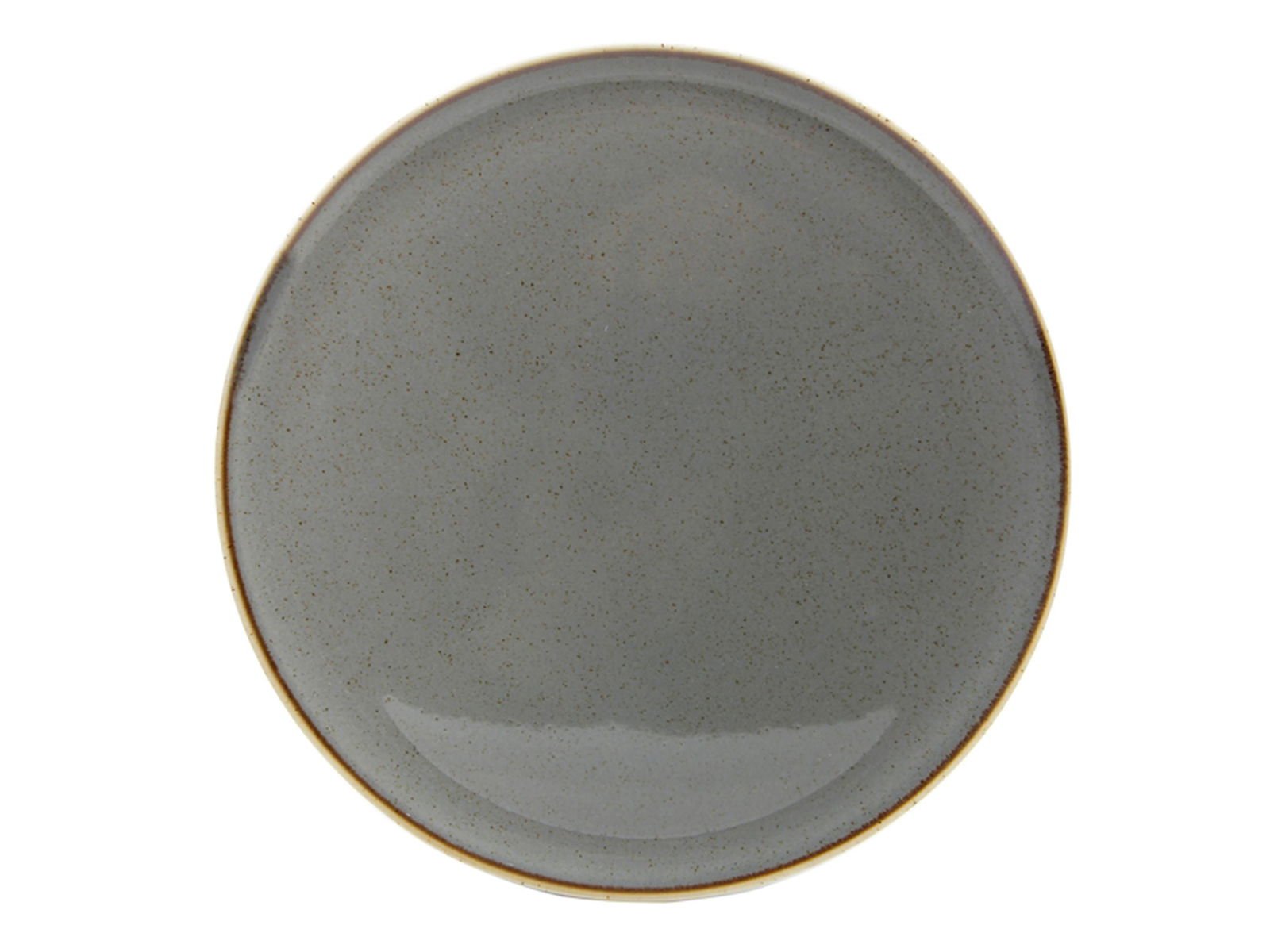 Porland Grazia Seasons Dark Grey Flat Plate 27cm 6 pieces