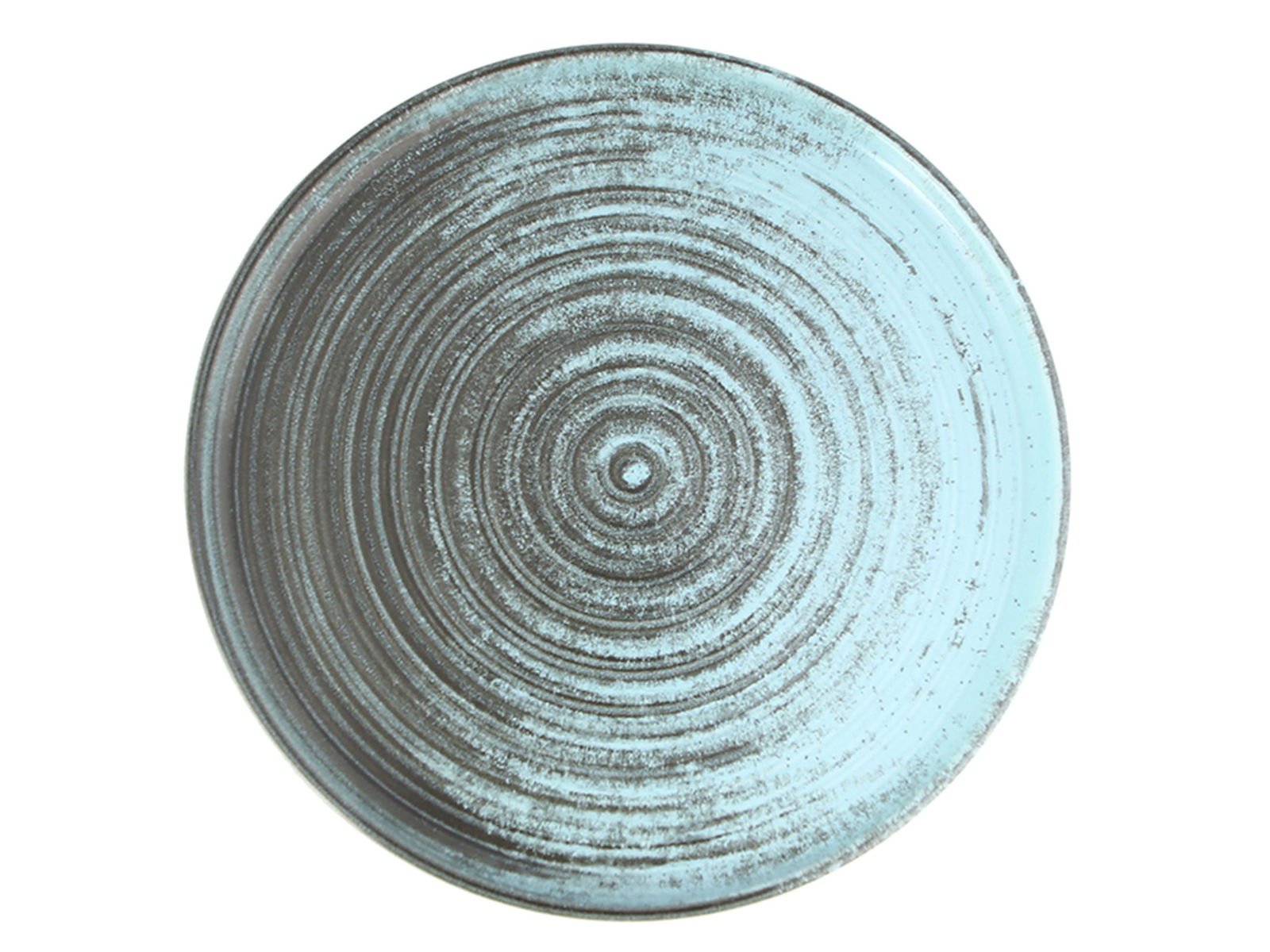 Porland Lykke Turquoise Flat Plate 30cm 6 pieces