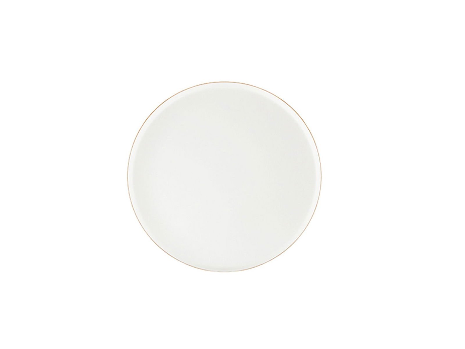 Porland Chopin Gold Gilded Flat Plate 18cm