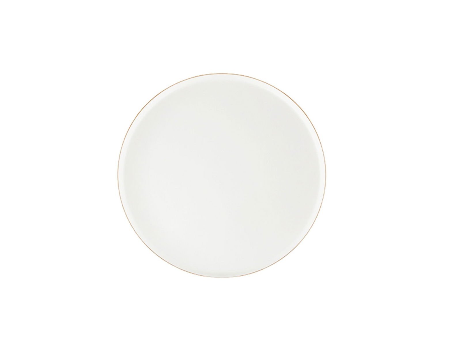 Porland Chopin Gold Gilded Flat Plate 21cm