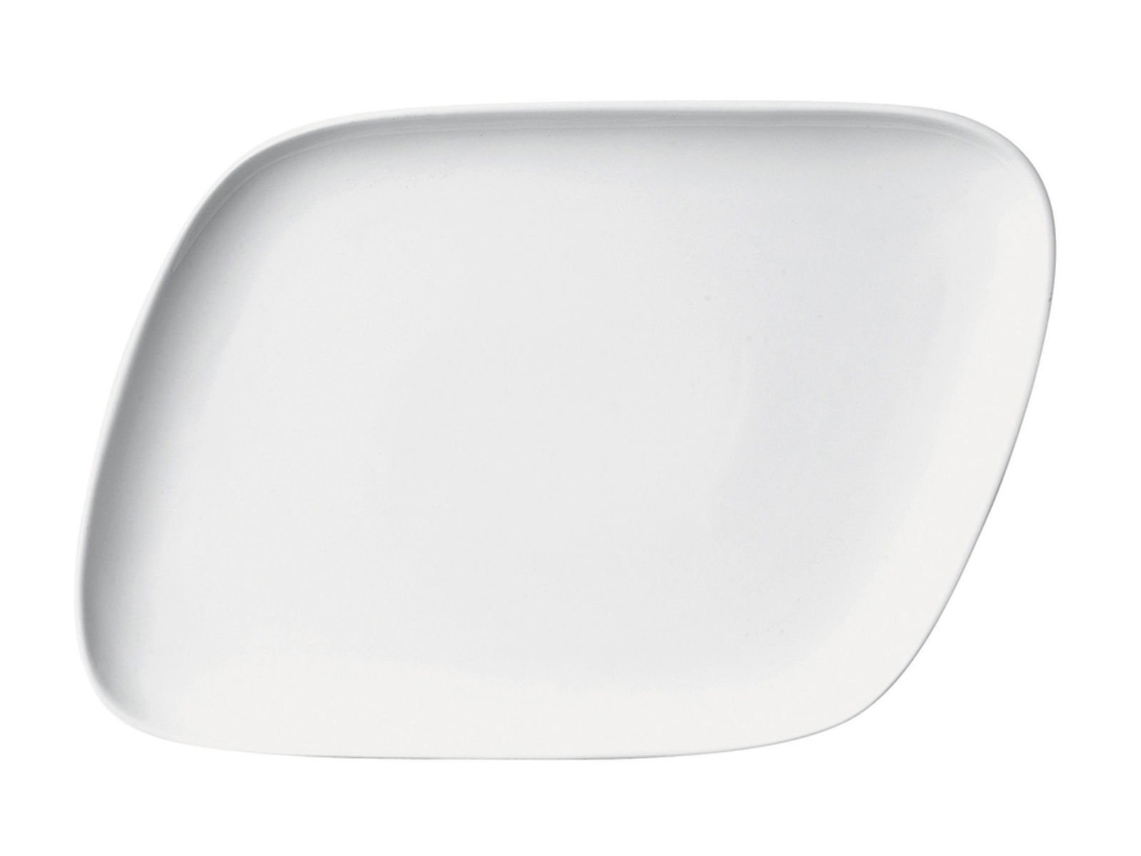 Porland Perspective White Flat Plate 40cm 6 Pieces