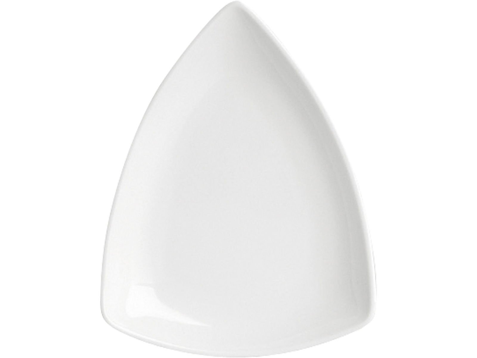 Porland Lotus White Boat Plate 24cm 2 Pieces