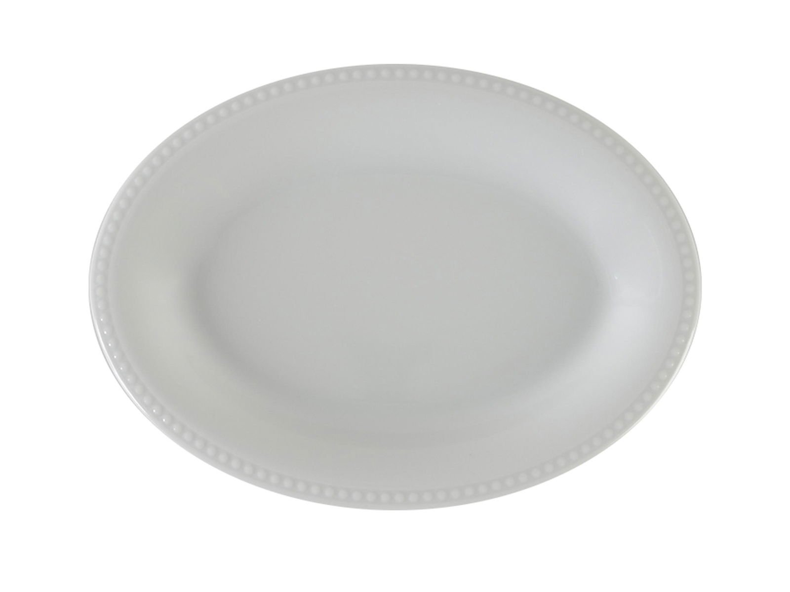 Porland Collet White Pattern2 Boat Plate 19cm 6 Pieces