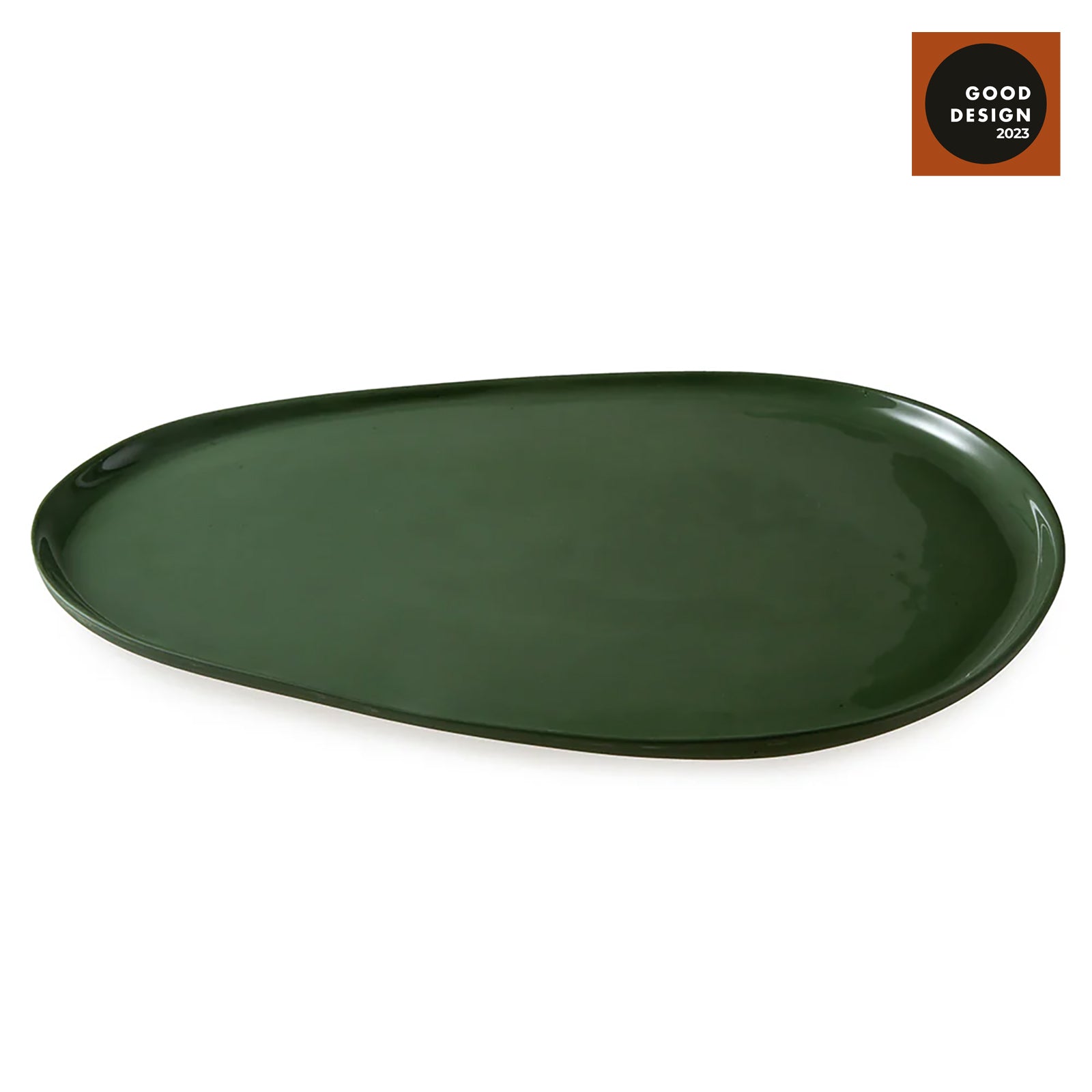 Jumbo Golf Line Green Serving Plate L