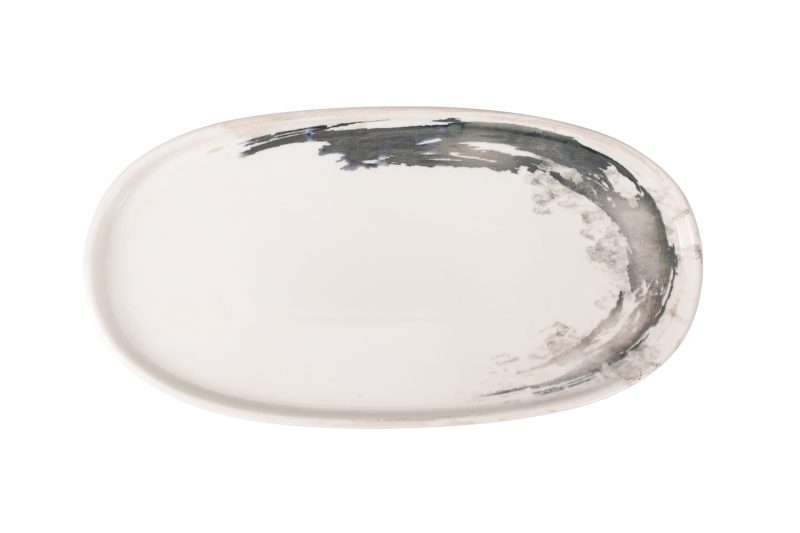 Quartet Slate Oval Plate 34 cm