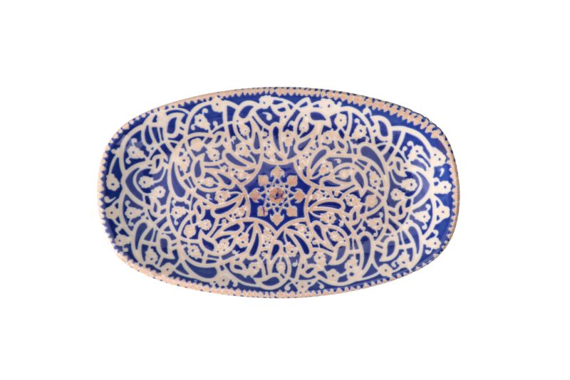 Oriental Oval Plate 20 cm