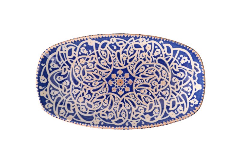 Oriental Oval Plate 25 cm