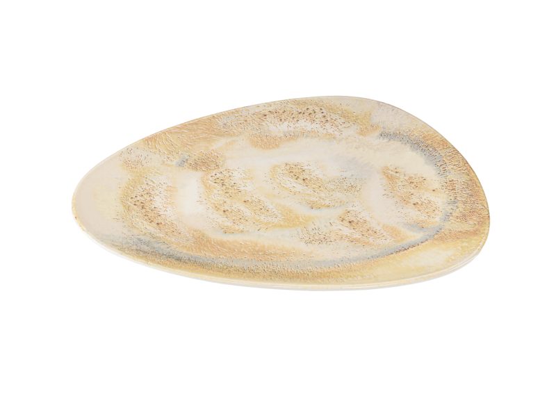 Poem Triangular Oval Plate 37 cm
