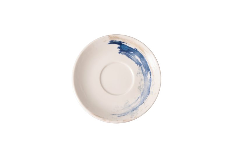 Quartet Aqua Coupe Saucer For Coffee Cup 12 cm