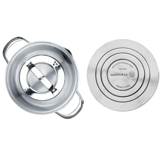 Korkmaz Steama 24x7 cm Short Casserole A1994