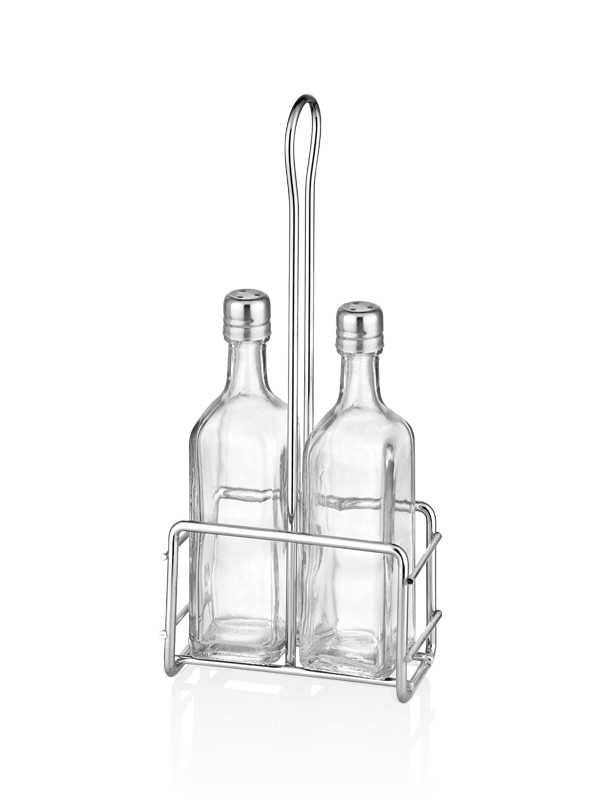 Glass Salt & Pepper Shaker Set