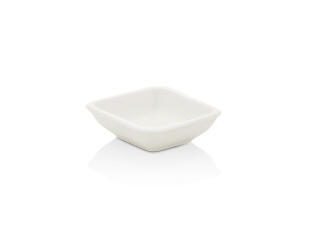 White Arel Square Bowl 13 cm (10 x 9
