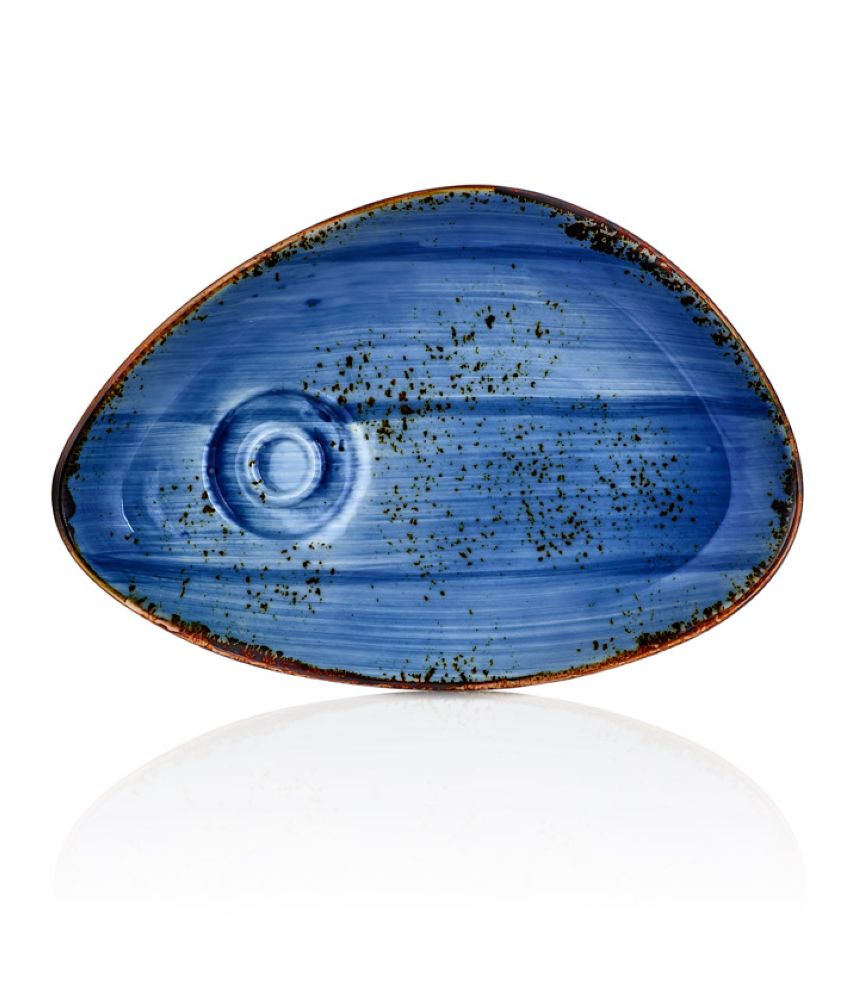 Enigma Zest Tea Presentatıon Plate 25 x 17 cm