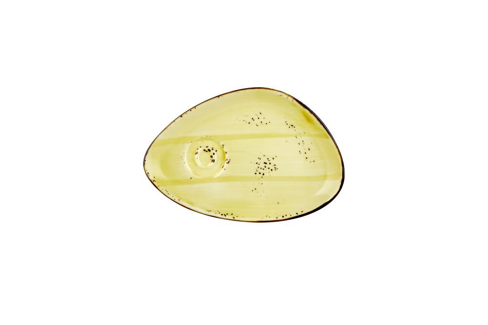 Sun Zest Tea Presentatıon Plate 25 x 17 cm