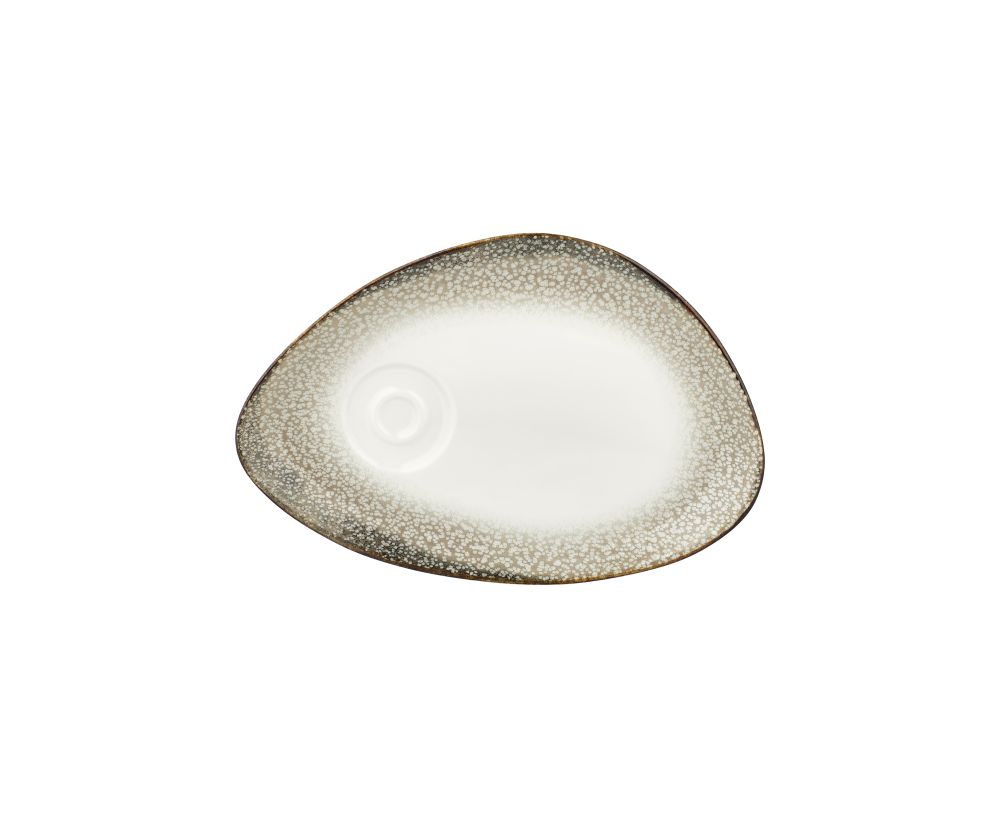 Spazio Zest Tea Presentatıon Plate 25 x 17 cm