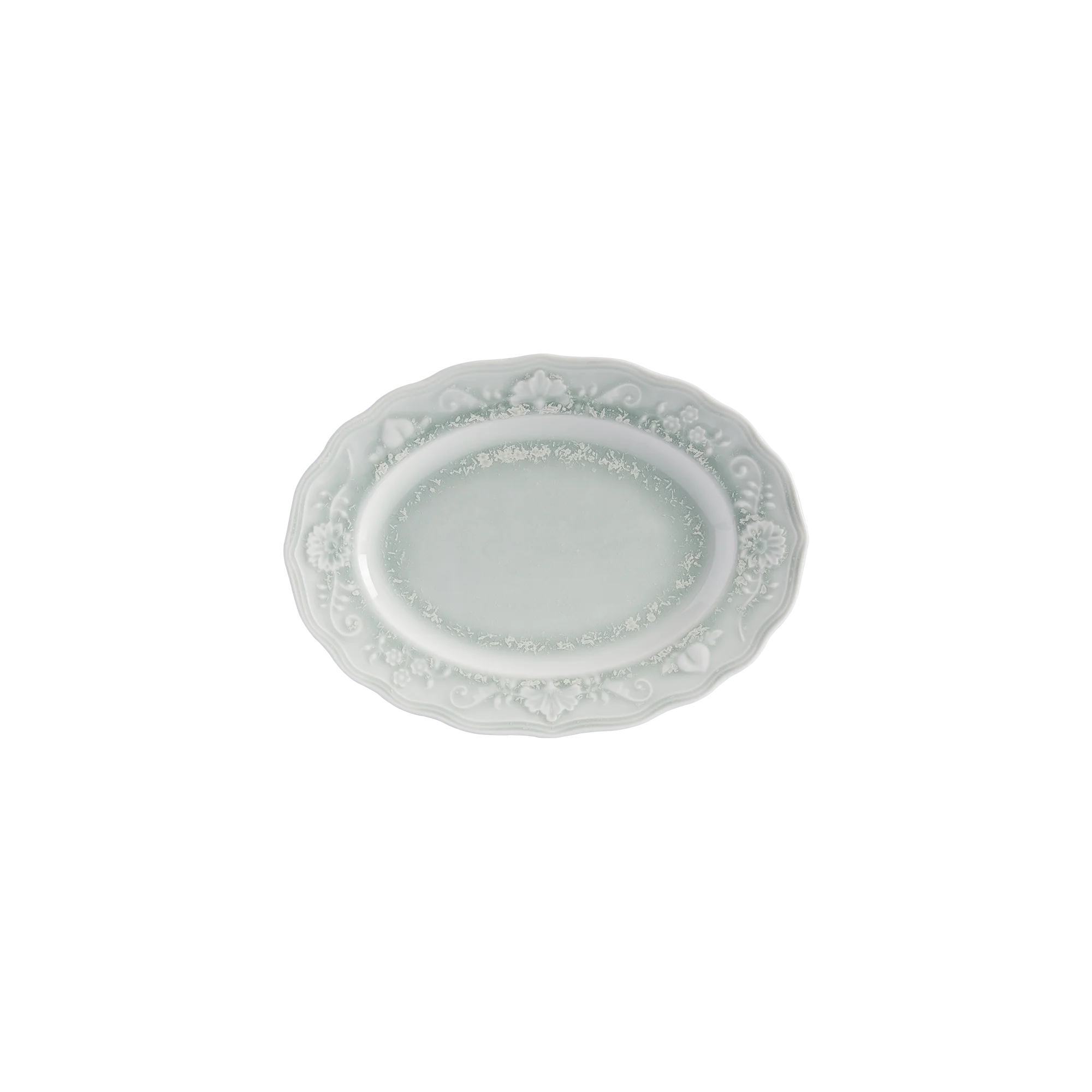 Ardena Blue Oval Plate 24 cm