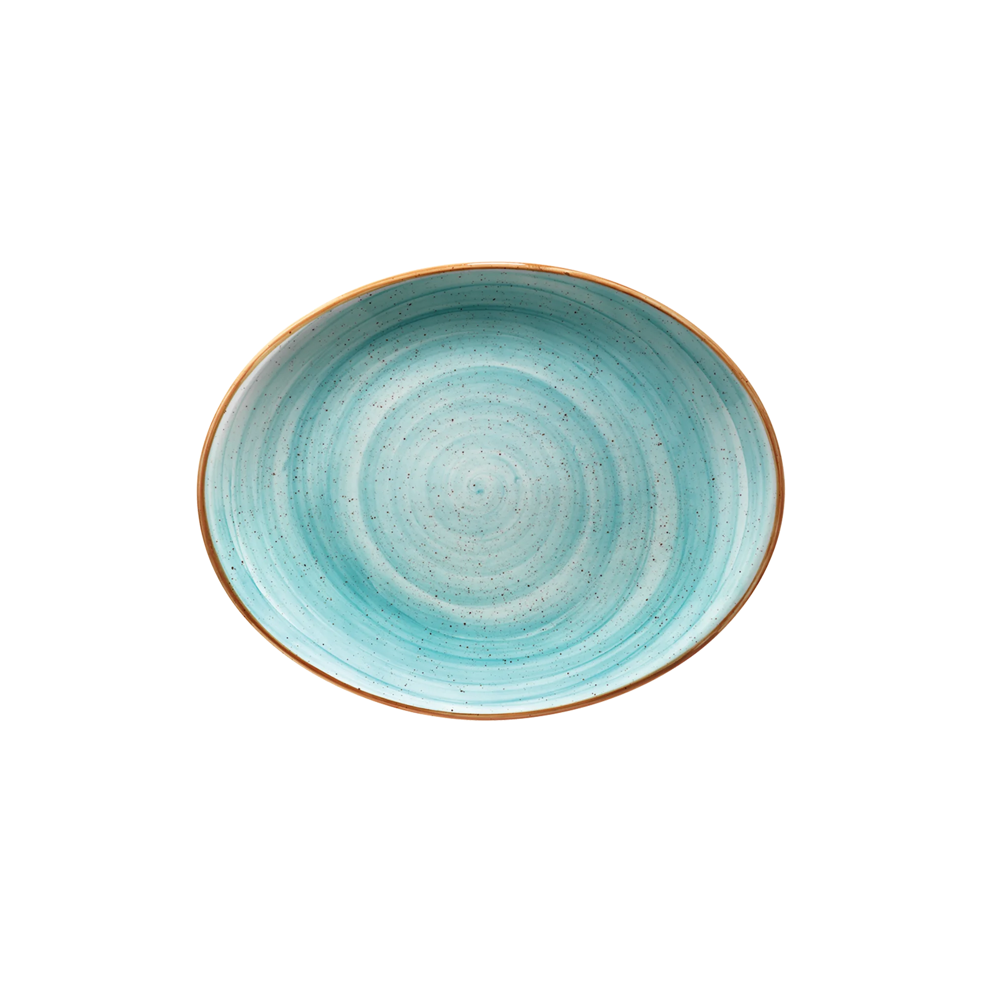 Aura Aqua Moove Oval Plate 25 cm