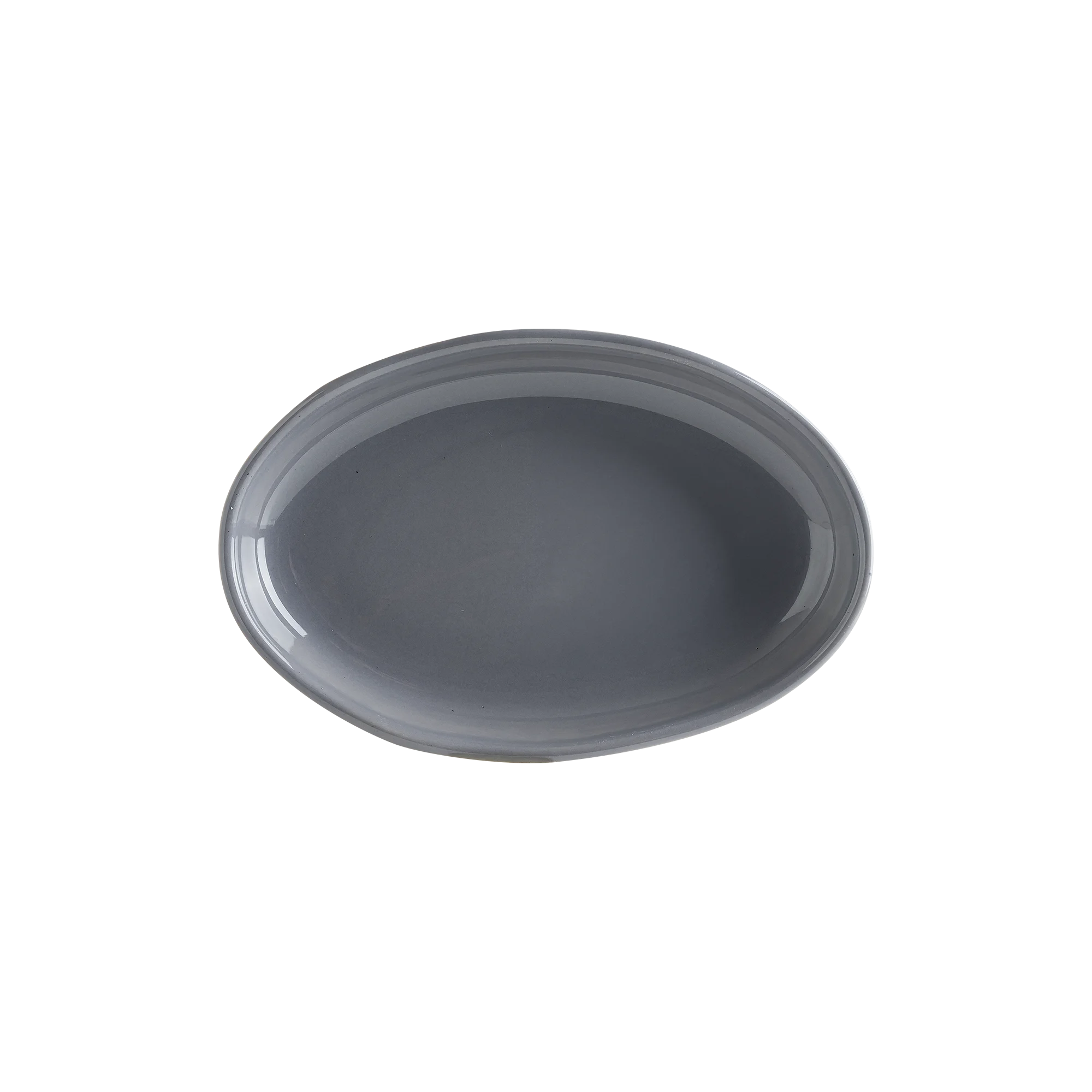 Cras & Ground Gris Cras Oval Plate 15*10 cm