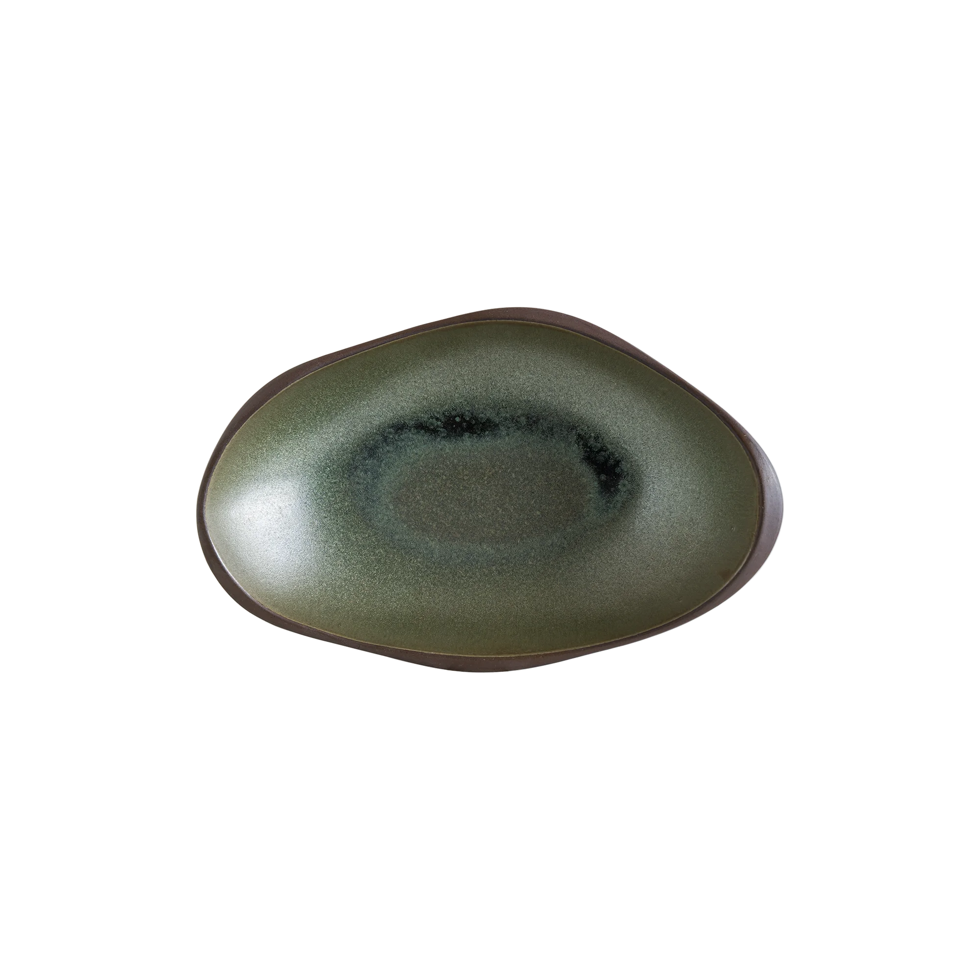 Lagoon Olive Oval Plate 31cm